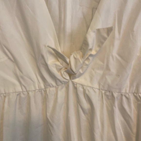 NWT Madewell Tie-front mini Dress white - Picture 6 of 6